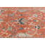 Tapis oriental moderne unique orange 4 x 6 One-of-a-Kind