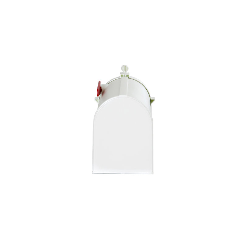Boîte aux lettres montée sur poteau Ambrose, Blanc