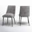Linen Blend Metal Side Chair Dining Chair-1847891705-1847891706