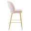 Tabouret de comptoir en velours gris anthracite Rouse Performance-1686687536-1686944930-1686944933