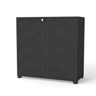 Decksplore 75 Gallons Diamond-shaped Weatherproof Outdoor Deck Box