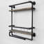 Hopedale 2 Piece Solid Wood Accent Shelf