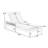 Nao Outdoor Chaise Lounge , Cushion Included