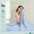 Cooling Bedding Set Comforter, Nylon Material, Elegant Ice Blue, 108x90 Inches