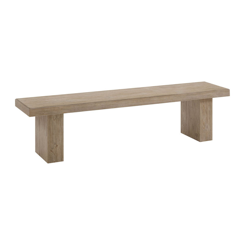 Gilbane Solid Spruce Bench, Weathered Sand