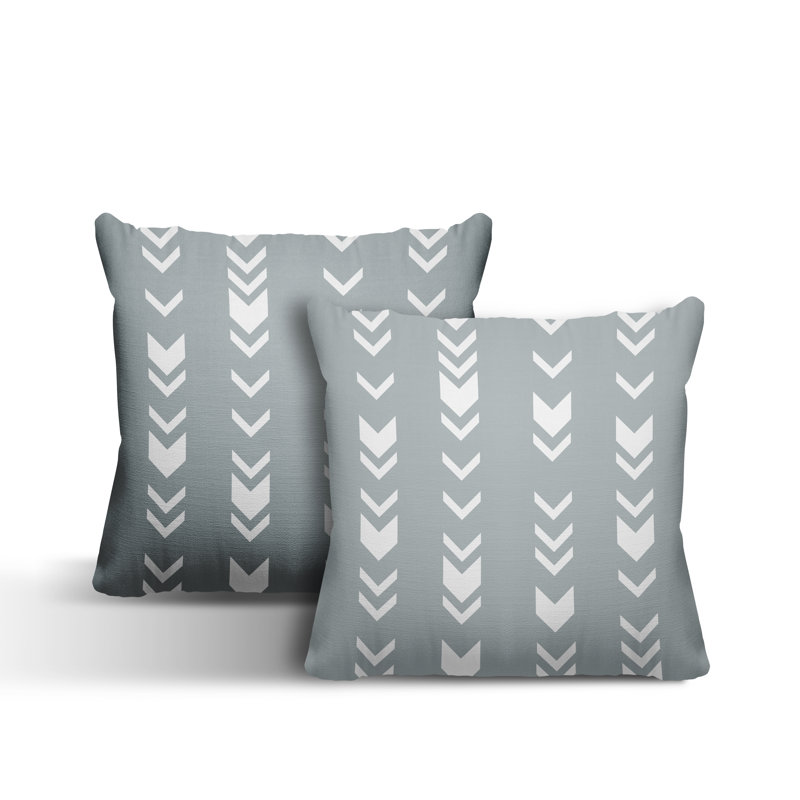  Coussin intérieur / extérieur, L 19 po x H 19 po, gris