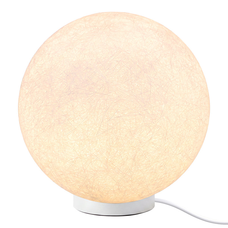 Globe terrestre câblé et imperméable Moon, H 7,87 po x l 7,87 po x P 7,87 po