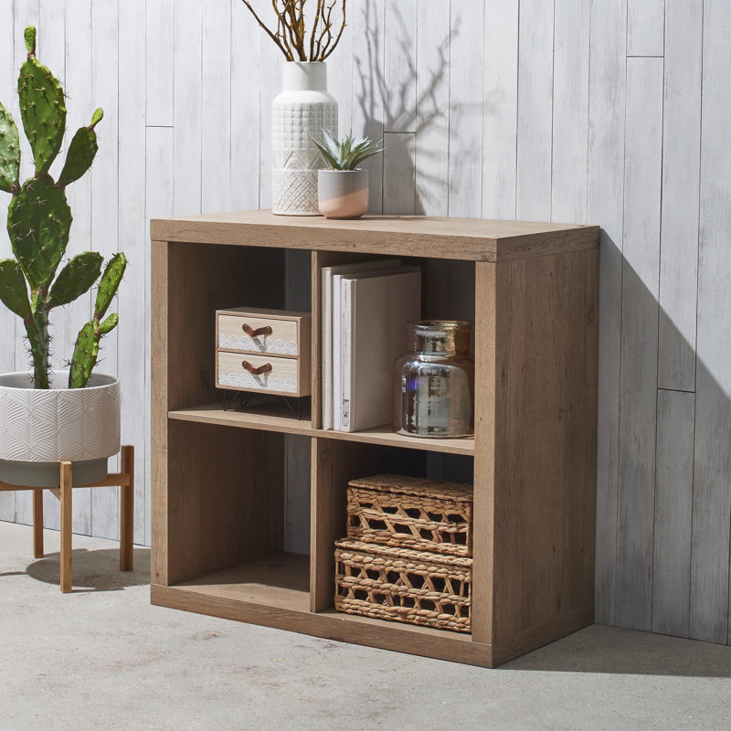 Rangement à 4 cubes, Naturel