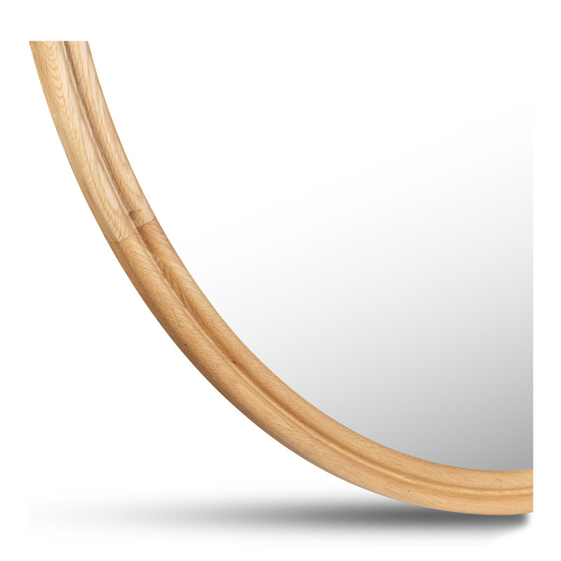 Alcott Mirror, Round, 48" x 48", Wanut