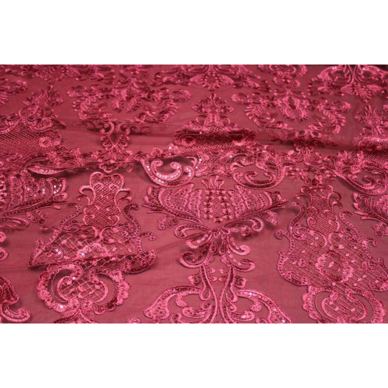 Fabric, Burgundy