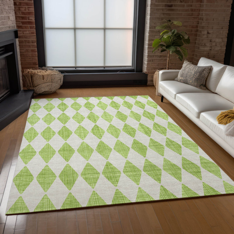 Tapis intérieur / extérieur Fayme, Rectangle 5 pi x 7 pi 6 po