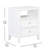 Weston White 2 Drawer Nightstand-1452432985
