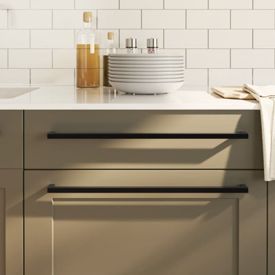 Metro Lane Cabinet Handles 10 Pcs Stainless Steel