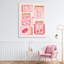 «Pink Glam Matchbook Composition Canvas», conception par Nina Jacobs-587741182