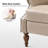 Asah Vegan Leather Manual Push Back Recliner-954673150