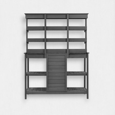 Banc de rempotage en bois de sapin