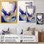 «Blue, Gold and Purple Splash Paint I», peinture sur toile-1806009875-1806008812