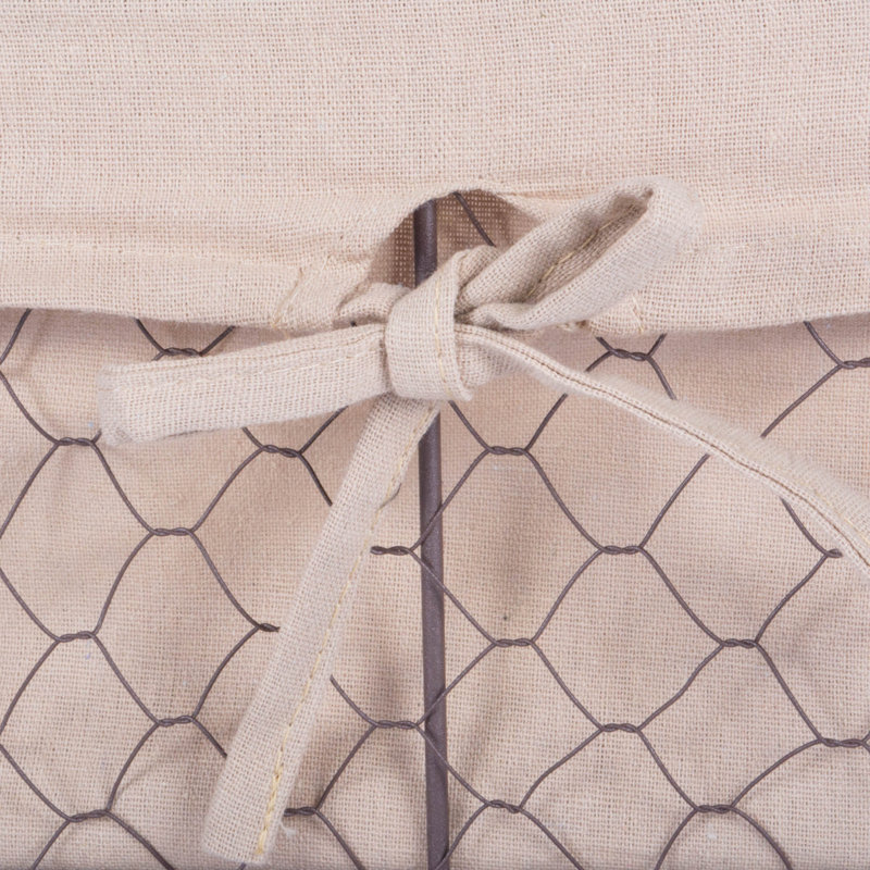 Ensemble de 2 paniers en tissu Colgate, Rustique naturel