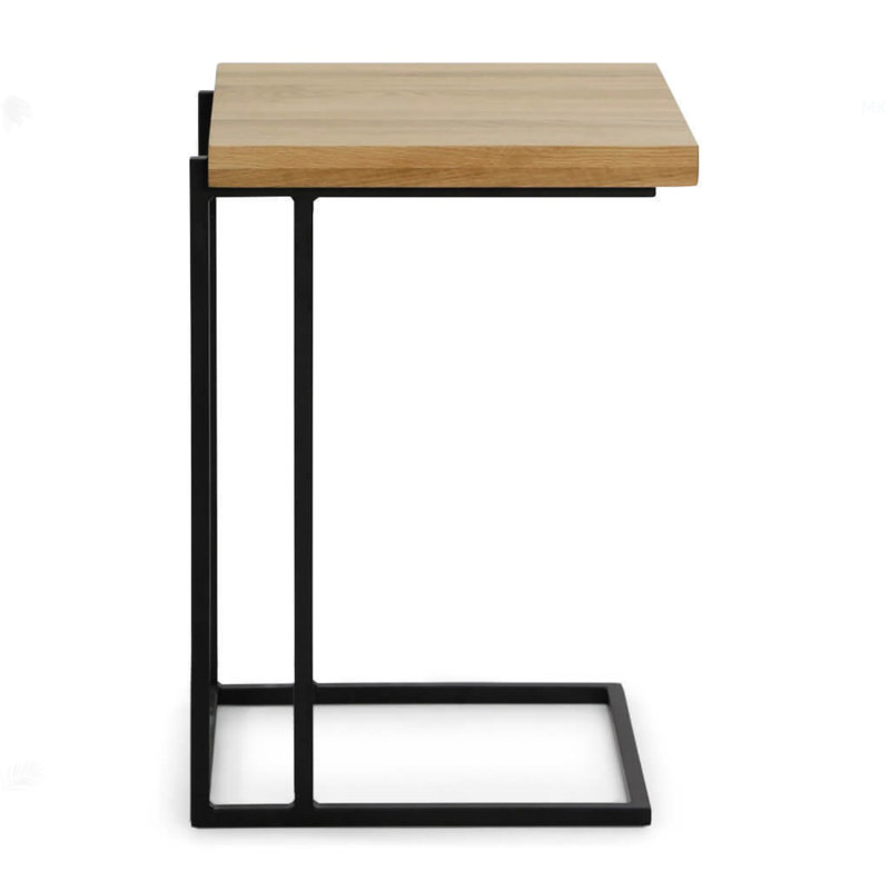 Petite table d'appoint en bois de chêne Luka