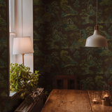 Josephine Munsey Juniper Toile Wallpaper Roll by Josephine Munsey