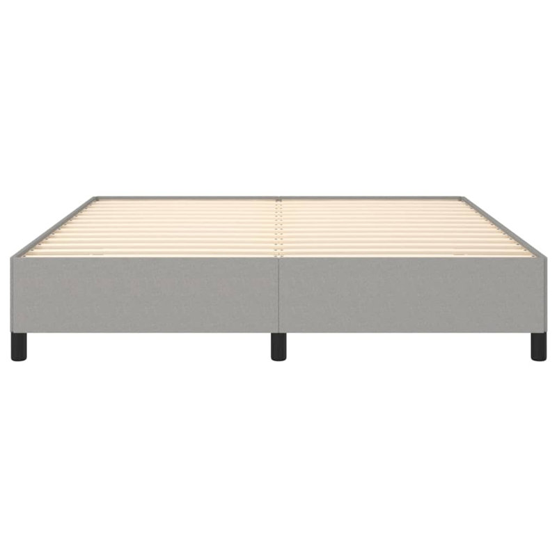 Jurlene Upholstered Bed, Super King (6'), Light Grey/Black