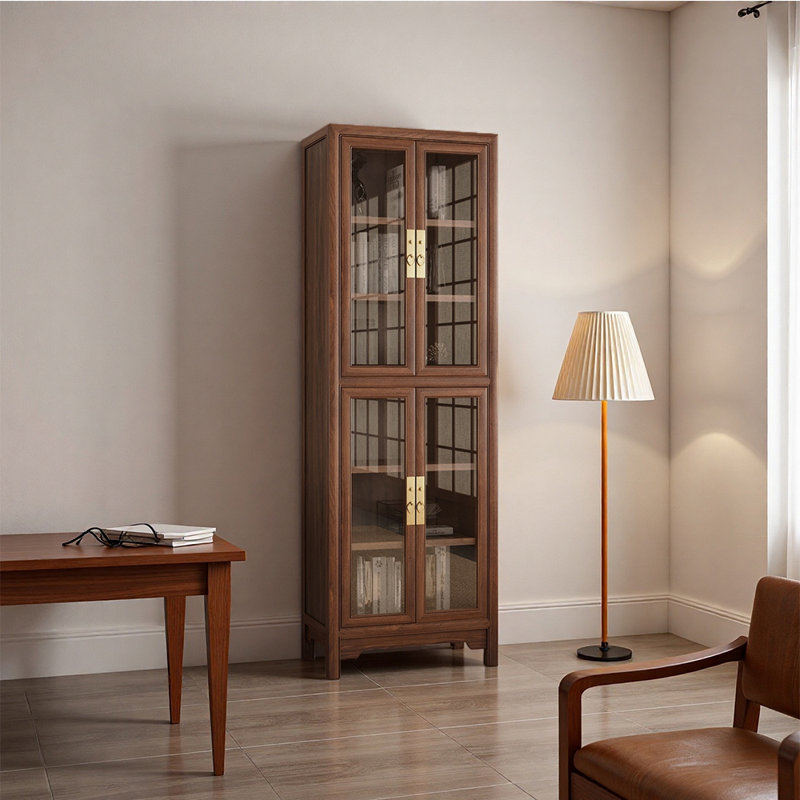 Chinese style simple display bookcase