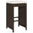 2.1 Powder Coated Steel Outdoor 76cm Bar Stool with Cushion-105676522-105676519