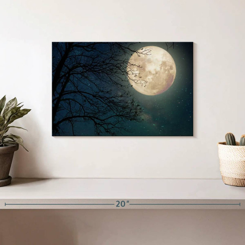 Arbre Oberle au clair de lune, H 8 po x l 12 po