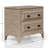 2 Drawer Nightstand With Sand Finish
