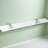 Tempered Glass Shelf With Chrome Clips - Heavy Duty 60 Lbs Capacity - Clear 3/8 Inch Thick Glass With Polished Edges - Easy To Assemble-132058410