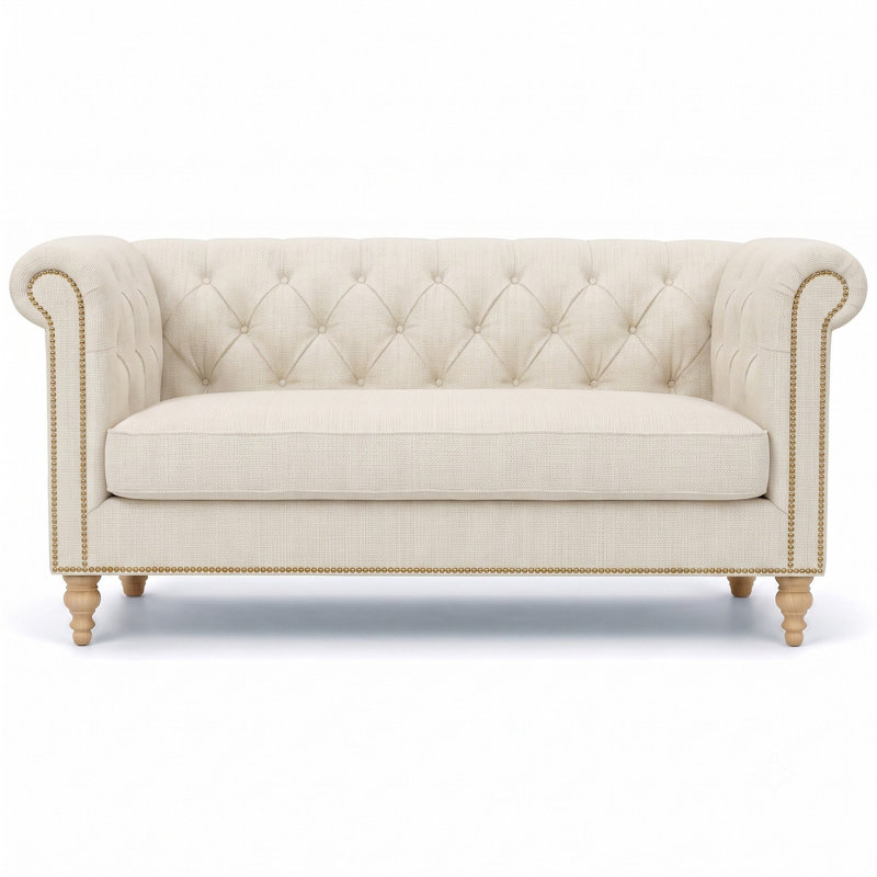 Solid Lennon Blend Fabric, Ivory