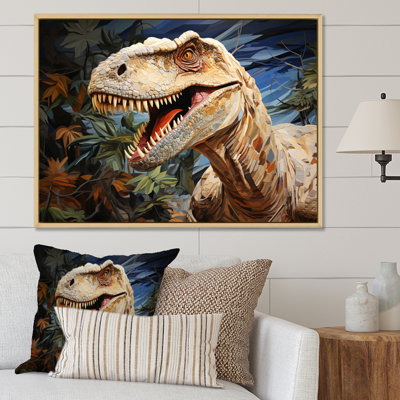 «Dinosaur Prehistoric Legacy Pastoral I», reproduction sur toile