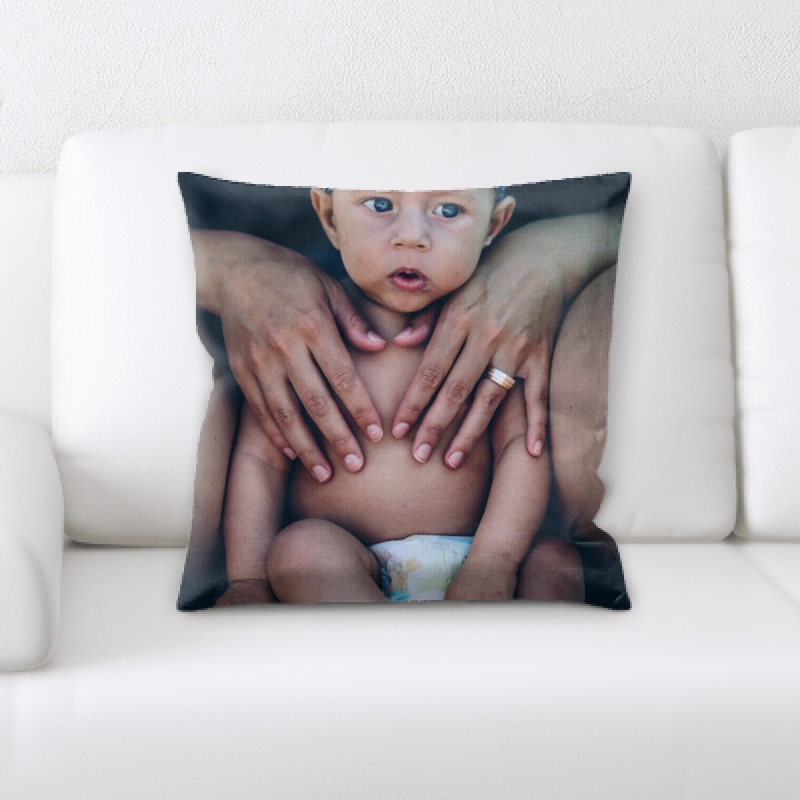 Microsuede Reversible Throw Pillow