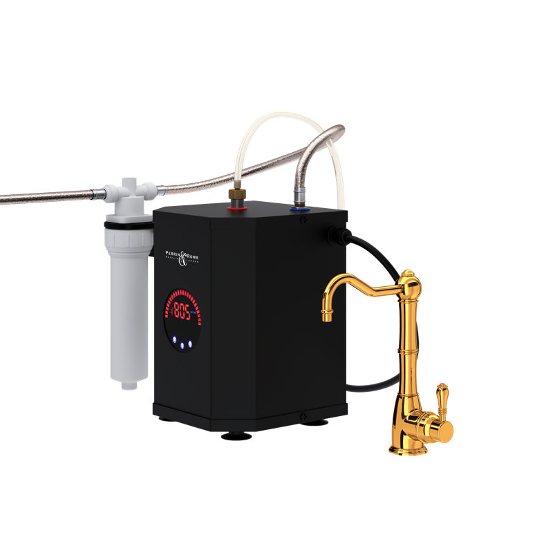 Acqui® Hot Water Dispenser, Tank and Filter Kit, Italian Brass