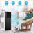 Portable Conditioners Cooling Control 8000 Btus Portable Air Conditioner With Efficient Cooling, Quiet Portable Cooling Ac Up To 350 Sq.ft. With Dehumidifier, Fan, Sleep Modes, 3-In-1,  White & Black