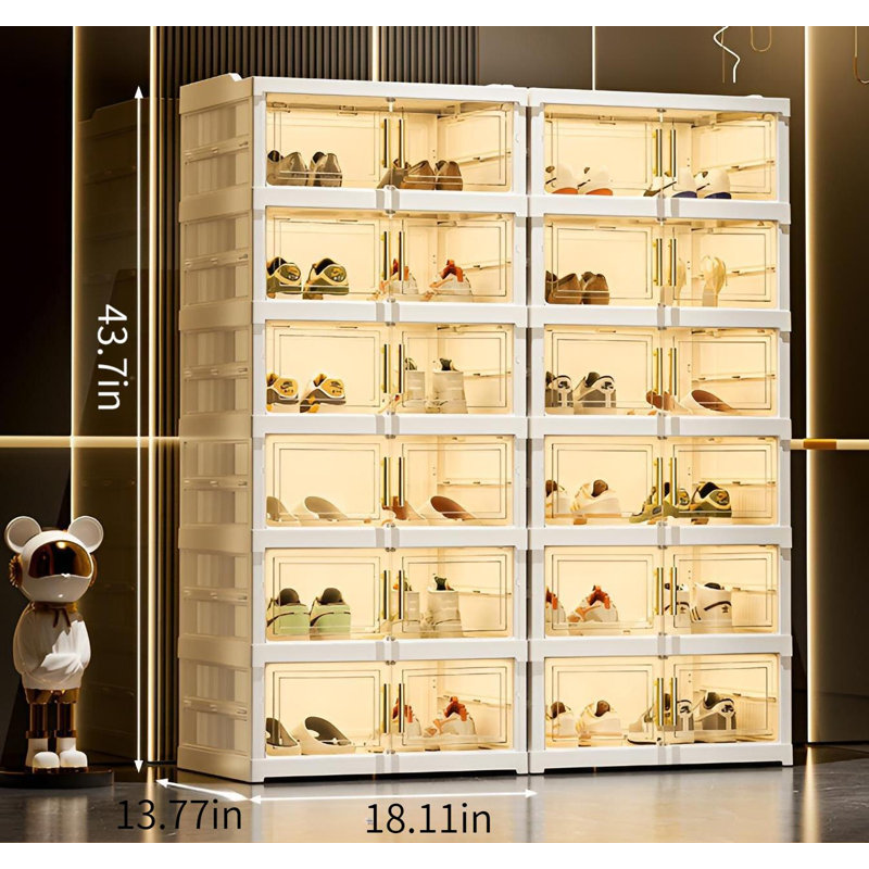 Range-chaussures pliable, Range-chaussures transparent