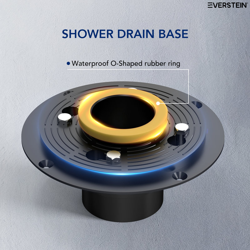 24" W Linear Shower Drain Trim, Brushed Gold