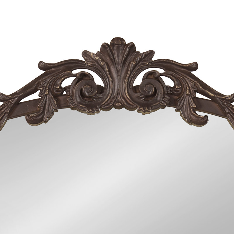 Anglo Metal Flat Mirror, Bronze, 30" x 28"