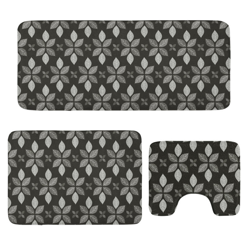  Ensemble de tapis pour salle de bain Botany 3 pièces Botany