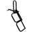 Black Steel Pickup Tailgate Ladder, Foldable Universal Truck Bed Access Step, Multi-functional For Climbing And Cargo Fixing