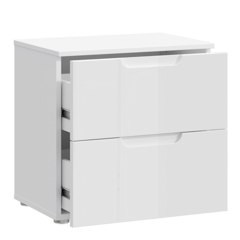 Mikynlee 50.4cm W Manufactured Wood Bedside Table