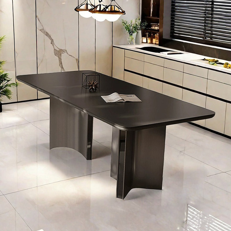 Table rectangulaire légère et moderne, H 29,53 po x L 86,62 po x l 39,37 po