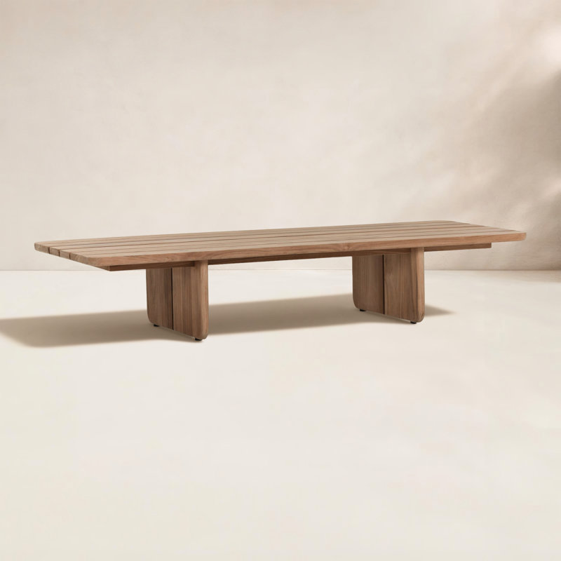 Hudson 63" Outdoor Coffee Table Natural