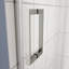 Porte de douche en verre, porte coulissante, avec verre trempé de 5/16 po-111691952