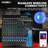 5 Core Audio DJ Mixer 16 Channel Sound Board Console w 24 SPX Effect 48V Phantom Power