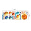 Colourful Solar System Kids Wall Sticker