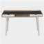 Bureau d'ordinateur compact avec rangement multiple Techni Mobili, noyer