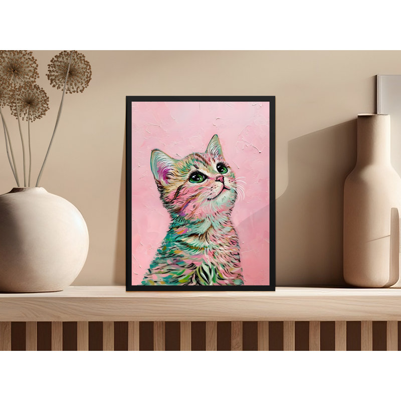 Cat Wall Art, Kitten Poster, Cute Cat Print, Animal Art, Vertical Matte Poster, Home Decor, Gift for Cat Lovers, Pet Portrait