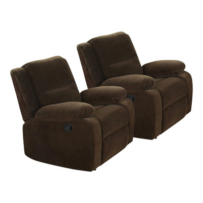 Aalbert 35"H Manual Recliners (Set of 2)
