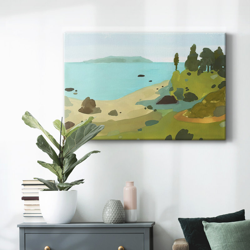 Coastal Inlet II - toile tendue avec châssis, H 12 po x l 18 po